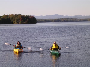 Kayaking Lake Robinson Upstate South Carolina